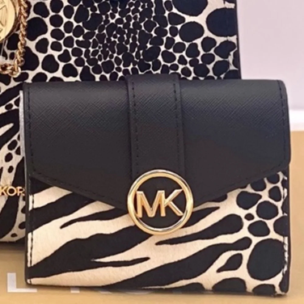 Michael Kors Carmen Medium Flap Bifold Wallet